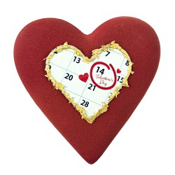 Notre rendez-vous | Cœur calendrier chocolat Saint-Valentin