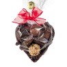 Grand cœur rocher chocolat au lait – 9 pralinés | Saint-Valentin