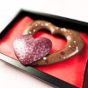 Cœur double chocolat lait & noir | Saint-Valentin