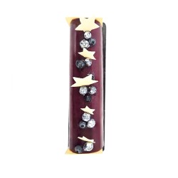 Bûche Myrtille–Vanille | Suard Boulangeries Fribourg