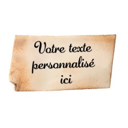Plaquette en massepain personnalisable | Message en chocolat | Suard