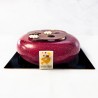 Dessert de Pâques chocolat & fruits rouges – Entremets Galet pascal