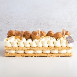 Tourte St-Honoré | Pâte à choux, crème & caramel | Suard Fribourg