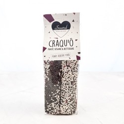 Craqu’ô betterave | Biscuits apéritif pavot & sésame | Suard Fribourg