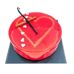 I love you | Cheesecake pruneau & cannelle | Dessert Saint-Valentin Suard