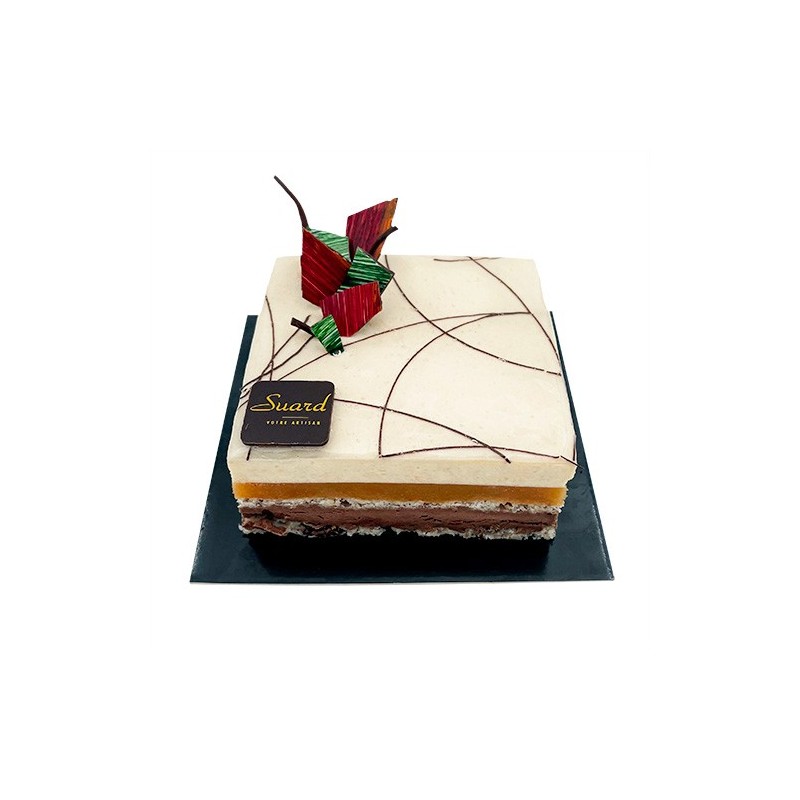 Amore | Entremets chocolat & abricot | Pâtisserie Suard