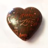Cœur Je t’aime chocolat au lait | Cadeau Saint-Valentin